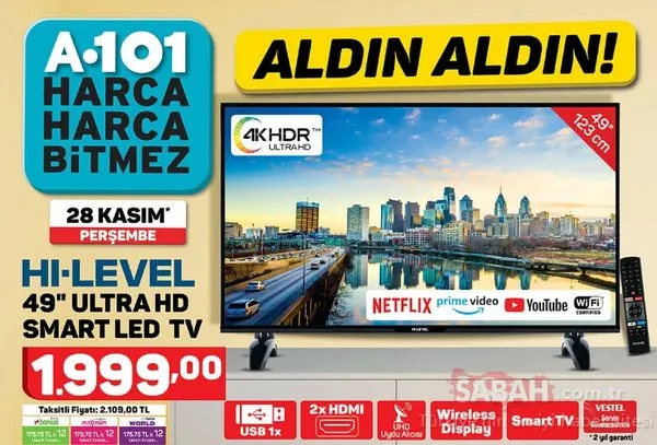 A101 aktüel ürünler kataloğu! 28 Kasım'dan itibaren...