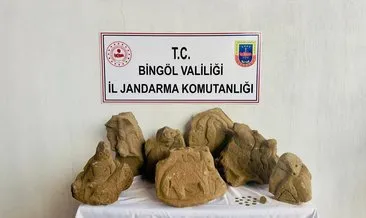 Bingöl'de tarihi eser ele geçirildi #bingol