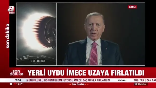 Cumhurbaşkanı Erdoğan'dan İMECE uydusu açıklaması