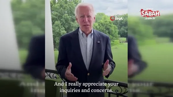 Covid-19’a yakalanan Biden’dan video mesaj: 