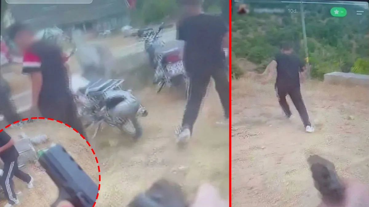 17 yaşındaki çocuk kurusıkı tabancayla arkadaşlarını tehdit etti