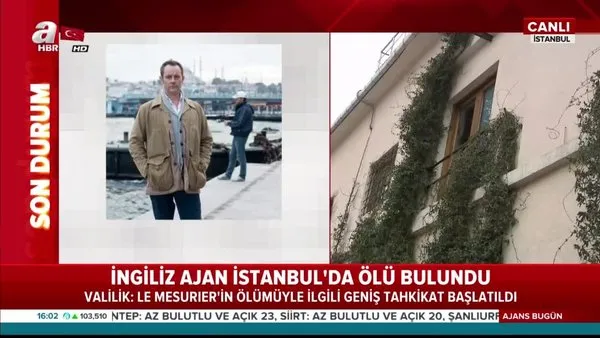 İstanbul'da İngiliz istihbarat subayının ölümü ile ilgili flaş gelişme!