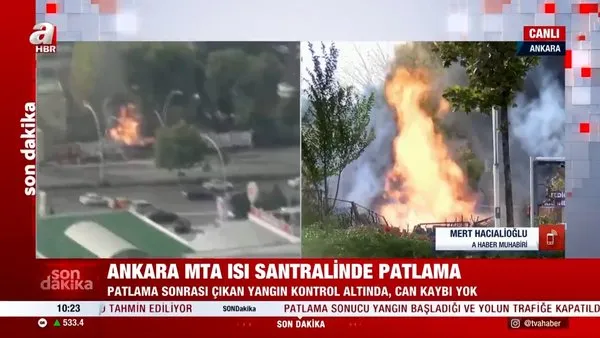 SON DAKİKA: Ankara'da MTA bahçesindeki patlama anına ait yeni görüntüler ortaya çıktı!
