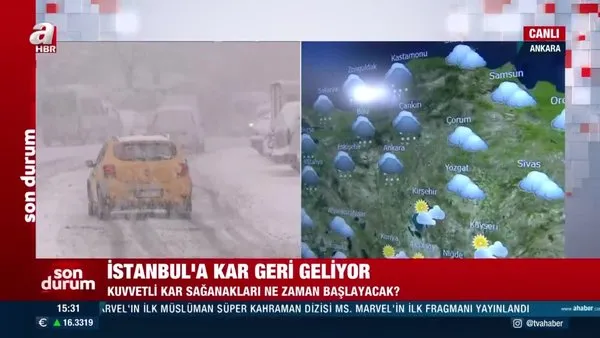 SON DAKİKA: Meteoroloji uyardı! İstanbul’a kar yeniden geliyor! Kuvvetli kar sağanakları ne zaman başlayacak? | Video