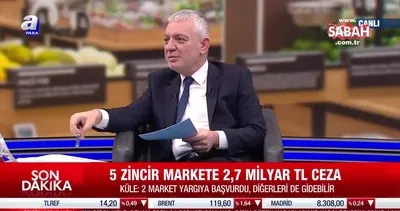 5 zincir markete 2,7 milyar TL ceza | Video