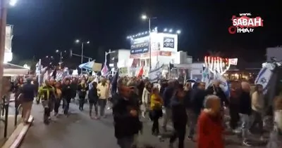 İsrail’de hükümet karşıtları sokağa çıktı | Video