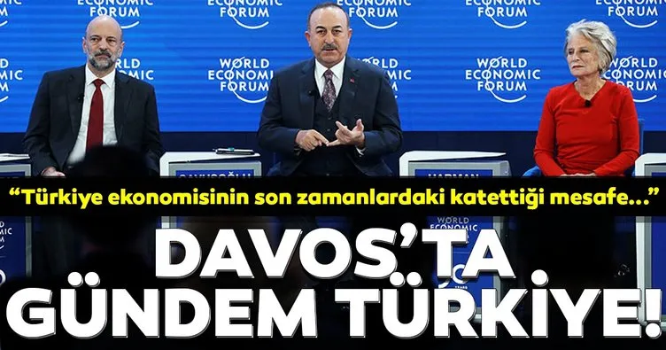 Dışişleri Bakanı Mevlüt Çavuşoğlu açıkladı: Davos’ta Türkiye’ye büyük ilgi