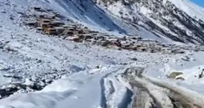 Çamlıhemşin’de yayla yolları kapatıldı