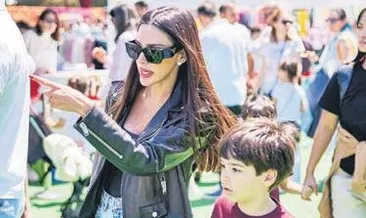 Ünlüler çocuklarıyla eğlendi