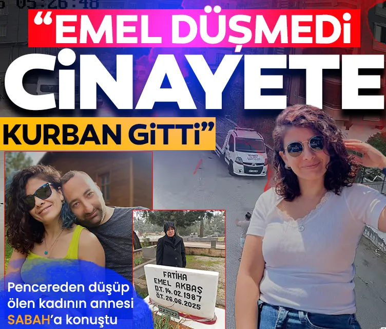 Emel düşmedi cinayete kurban gitti