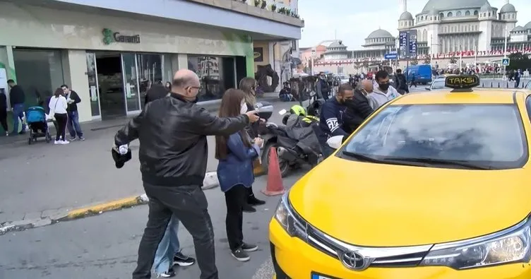 Taksim Meydanı’nda taksi isyanı: Kimse beni almıyor!