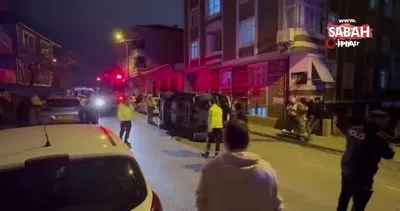 Gaziosmanpaşa’da kontrolden çıkan araç 6 otomobile çarptı | Video