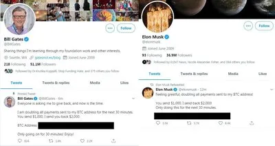 SON DAKİKA: Elon Musk ve Bill Gates’in Twitter hesabı hacklendi mi? Bitcoin Borsalarının Twitter hesaplarına siber saldırı!