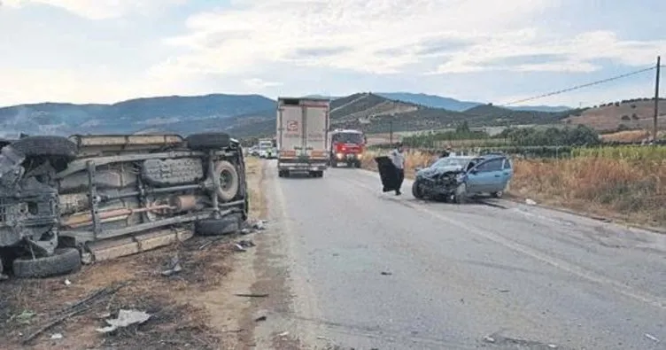 Ödemiş’te trafik kazası: 5 yaralı