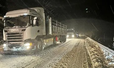 Artvin’de yoğun kar yağışı nedeniyle ulaşımda aksama yaşandı