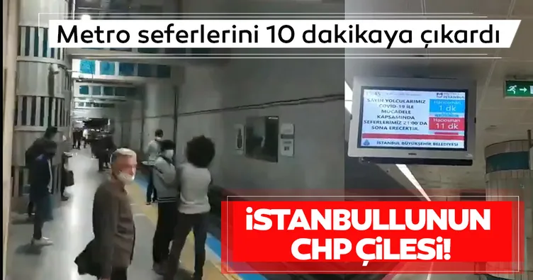 İstanbullunun CHP çilesi Metro seferlerini 10 dakikaya çıkardı