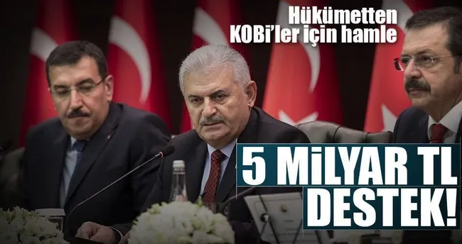 80 bin KOBİ’ye 5 milyar TL destek