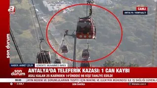 Antalya’da teleferik kazası! Kurtarma çalışmaları kamerada | CANLI YAYIN |