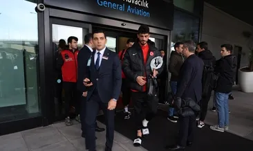A Milli Futbol Takımı yurda döndü