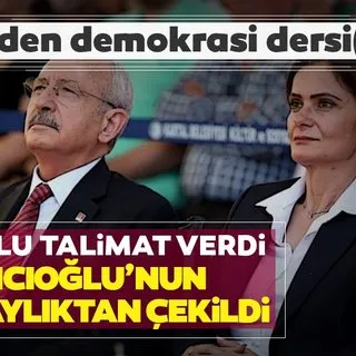 İşte CHP'nin demokrasi anlayışı! Kılıçdaroğlu talimat verdi, Kaftancıoğlu’nun rakibi çekildi!