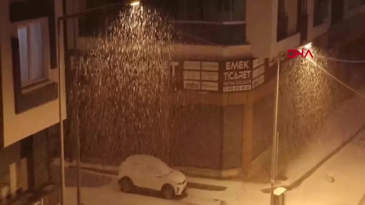 Van'da kar yağışı etkili oldu videosunu izle | Son Dakika Haberleri