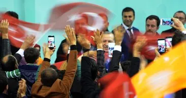 Şırnak'ta Erdoğan'a görkemli karşılama