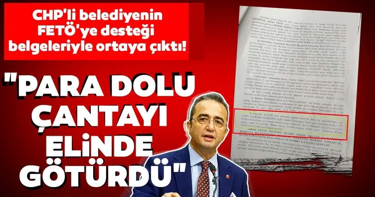 CHP’li belediyelerin FETÖ’ye desteği belgeleriyle ortaya çıktı! Bülent Tezcan para dolu çantayı elinde götürdü”