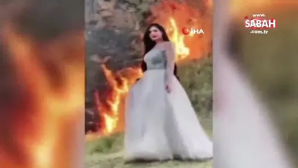Pakistanlı sosyal medya fenomeni TikTok videosu çekmek için orman yangını çıkardı | Video