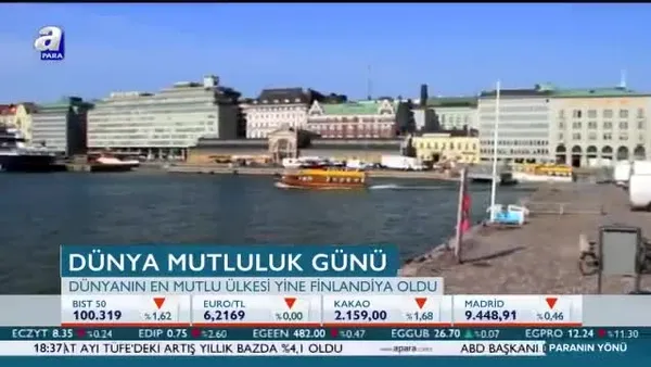 Dünyanın en mutlu ülkesi yine Finlandiya oldu