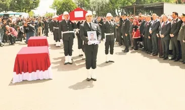 Görev şehitlerine veda