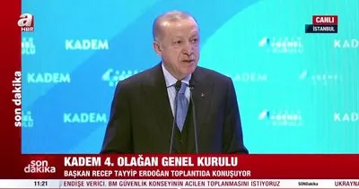 Son Dakika: Başkan Erdoğan Kadem 4. Olağan Genel Kurulu’nda konuştu | Video