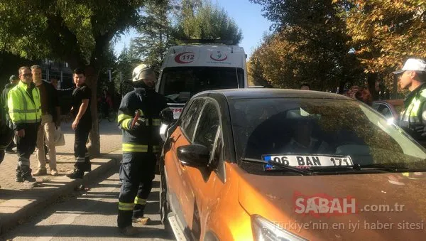 Direksiyon başında bayılan sürücü, cam kırılarak araçtan çıkarıldı