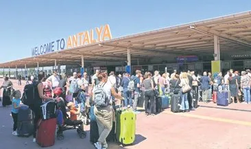 Antalya’ya turist yağıyor #antalya