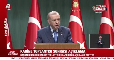 Son dakika: Kabine Toplantısı sona erdi! Cumhurbaşkanı Erdoğan: Seçim için en uygun tarih 14 Mayıs | Video