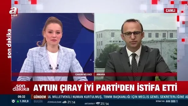 SON DAKİKA! İYİ Parti'de Aytun Çıray istifa etti | Video