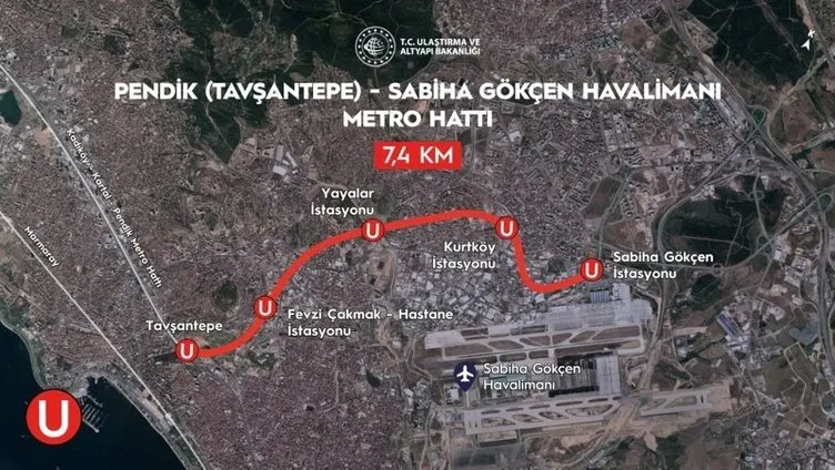 İstanbul'a büyük kolaylık sağlayacak! İşte Sabiha Gökçen Havalimanı Metro Hattı'nın özellikleri ve ulaşım süreleri