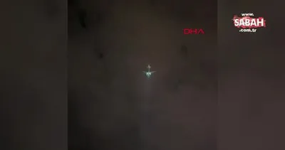 Trabzon-Cidde seferi için havalanan uçak, motorundan alev uzayınca geri döndü | Video