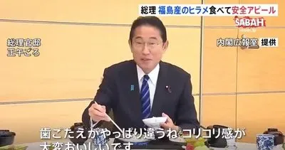 Japonya Başbakanı Kishida radyoaktif su boşaltılan denizden çıkan balığı yedi | Video
