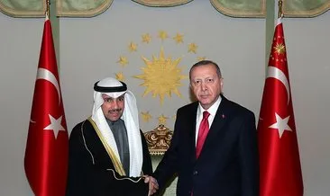 Başkan Erdoğan Kuveyt Ulusal Meclis Başkanı’nı kabul etti
