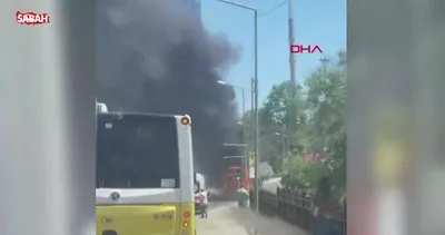 Sarıyer’de İETT otobüsünde yangın | Video