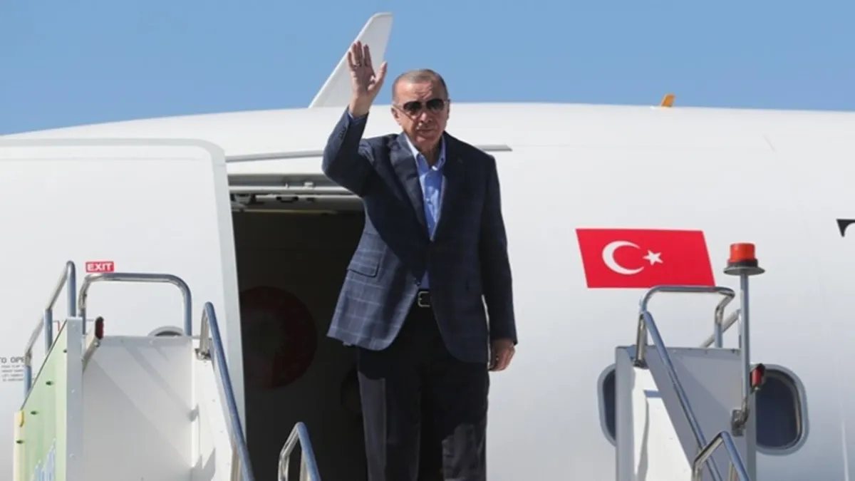 Başkan Erdoğan Astana’dan Türkistan’a hareket etti Başkan Erdoğan Astana’dan Türkistan’a hareket etti