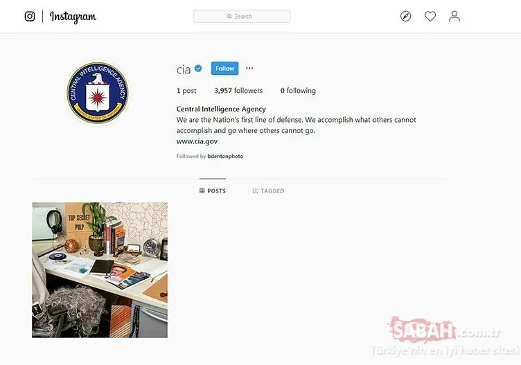 CIA Instagram’da!  İşte ilk paylaşımın şifreleri...