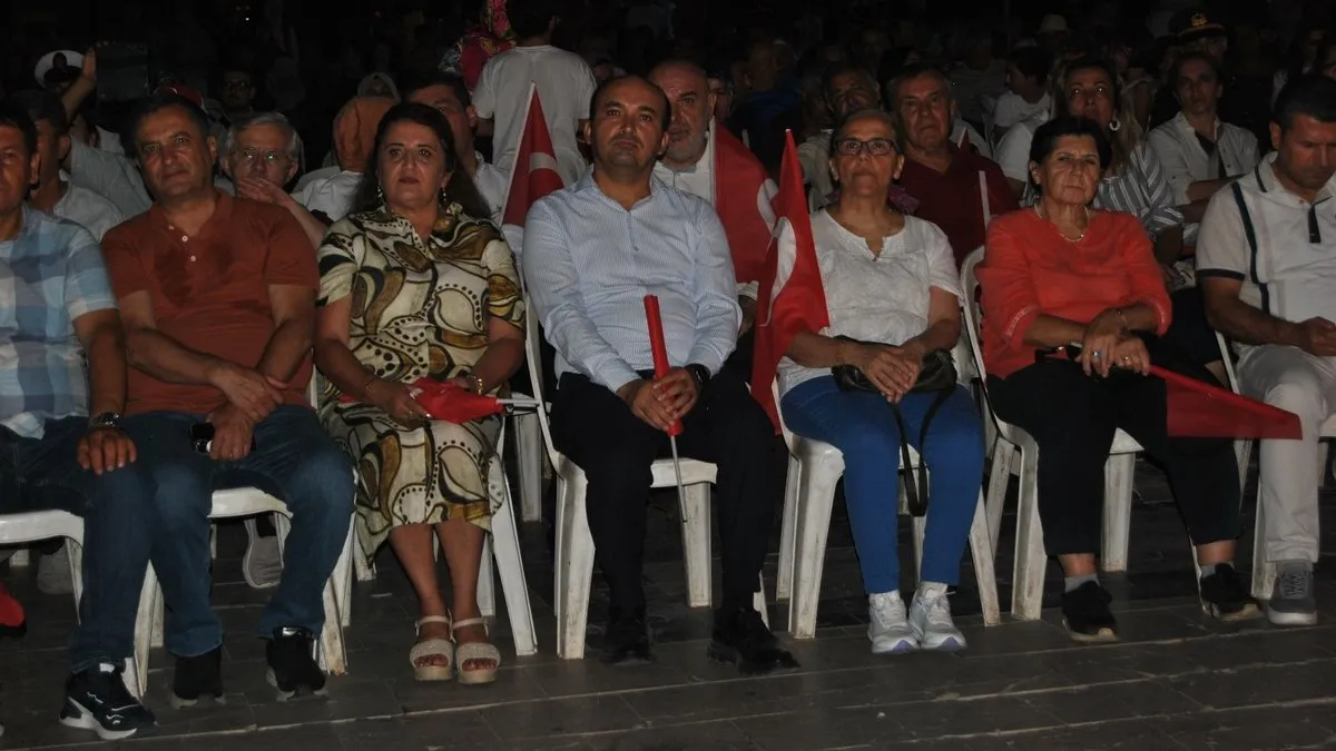 15 Temmuz Demokrasi ve Milli Birlik Yürüyüşü Fethiye'de de gerçekleştirildi