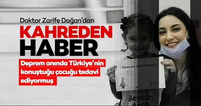 Izmir Den Son Dakika Dis Hekimi Zarife Dogan Depreme Yakalandiginda Minik Baran I Tedavi Ediyormus Son Dakika Haberler