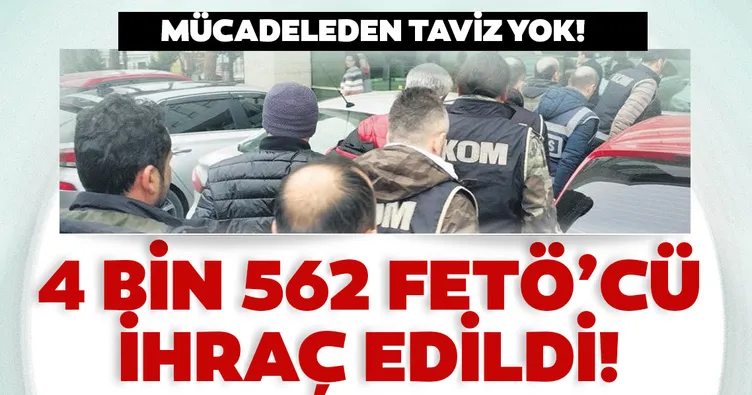 TSK’dan 4 bin 562 FETÖ’cü ihraç edildi