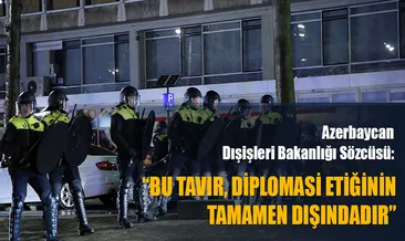 Azerbaycan’dan Hollanda’ya tepki!