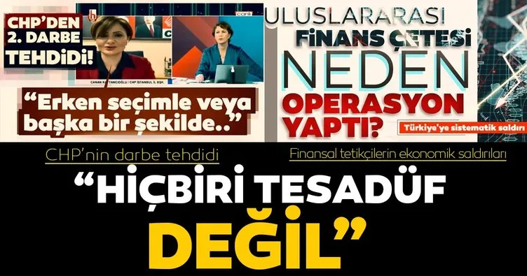 CHP’nin darbe imaları ve ekonomik saldırılar tesadüf mü? Şebnem Bursalı’dan A Haber’de önemli açıklamalar