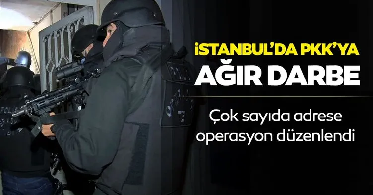 İstanbul’da PKK operasyonu: Çok sayıda gözaltı var