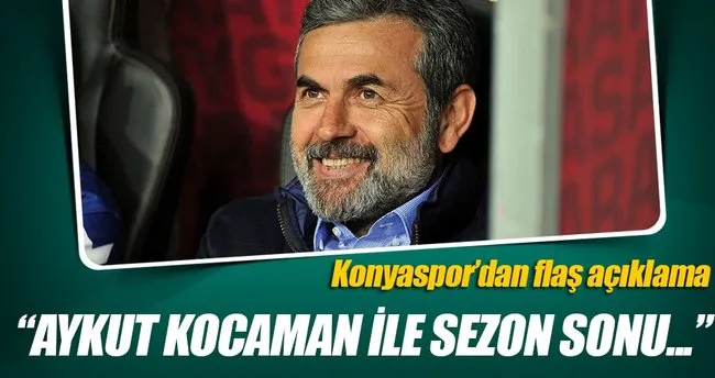 Konyaspor’dan flaş Aykut Kocaman açıklaması!