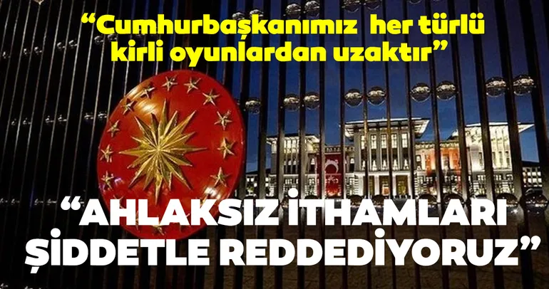 Son dakika! Altun:  Ahlaksız ithamları şiddetle reddediyoruz!